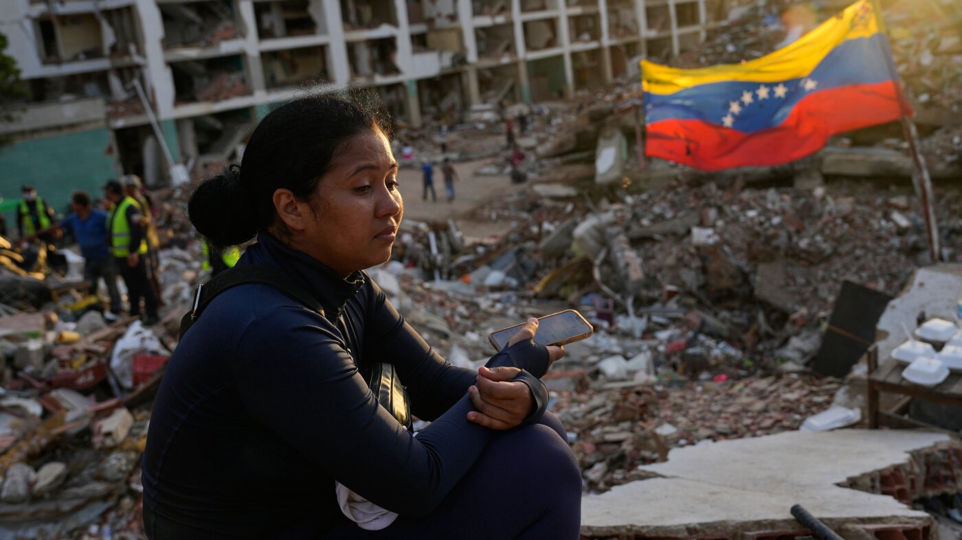 Venezuela's earthquake recovery overshadows its push for democracy